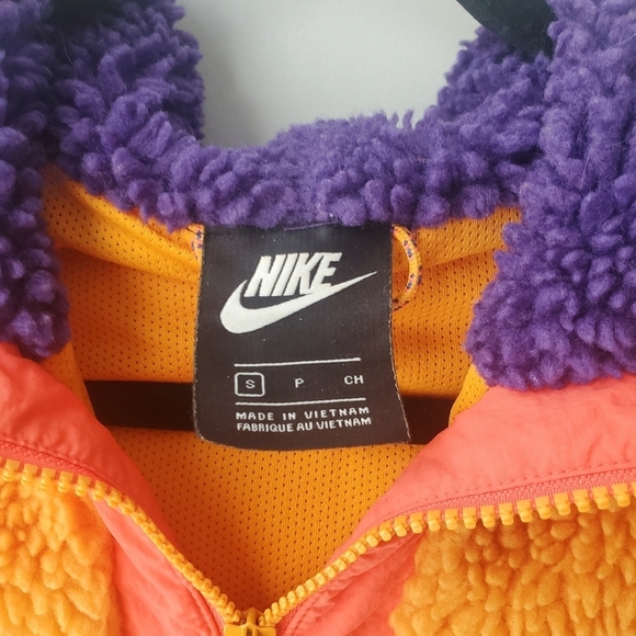 Retro Nike Half-Zip Heritage Fleece Hoodie Sweatshirt Men's S - Picture 5 of 14